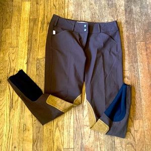 The Tailored Sportsman Mid-Rise trophy hunter Boot Sock Breech. Brown/tan